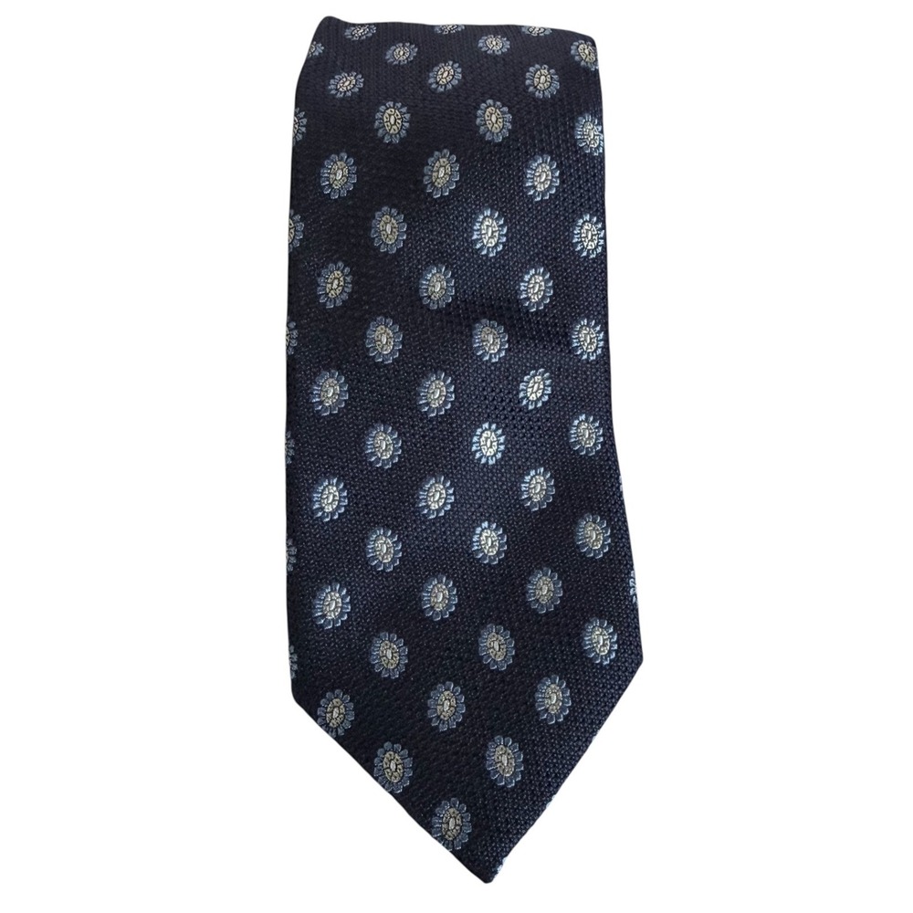 Daniel Cremieux Men's Navy‎ Blue 100% Italian Silk Tie NWT